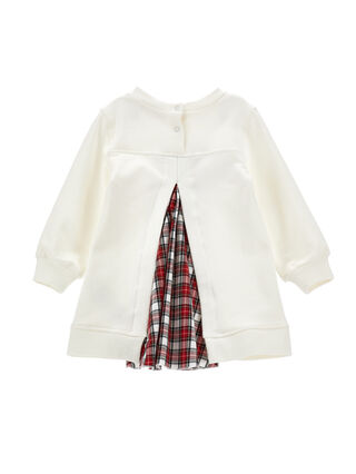 Heart sweatshirt dress