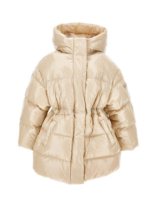 Doudoune brillante en duvet véritable