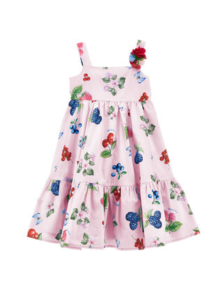 Summer party poplin dress