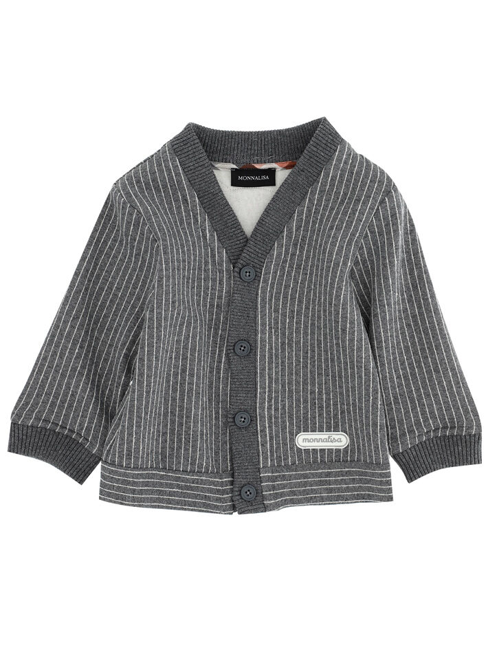 Cardigan in cotone bricolor Monnalisa Bambino Abbigliamento Maglioni e cardigan Cardigan 