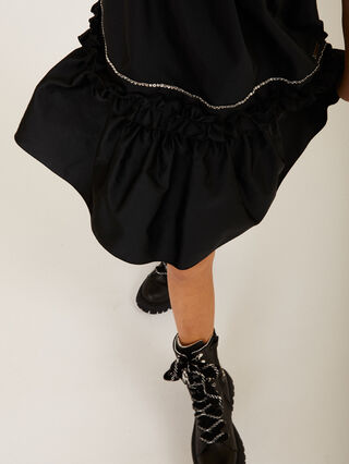 Rock leather combat boots