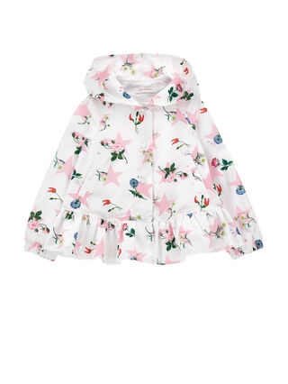 Veste coupe-vent imprimé étoiles