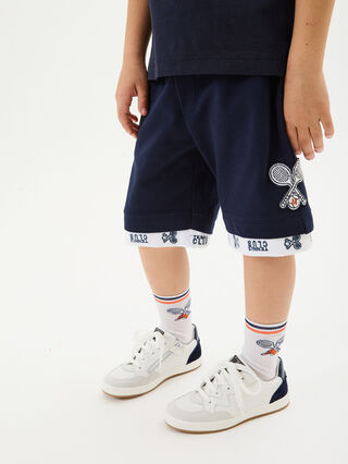 Cotton sweatshirt bermuda