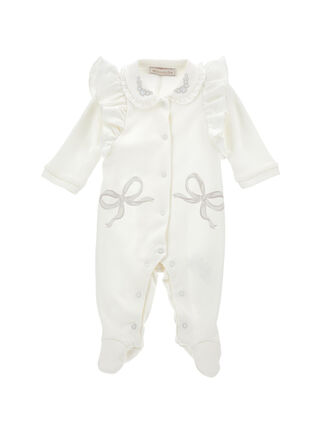 Pelele con lazos y volantes