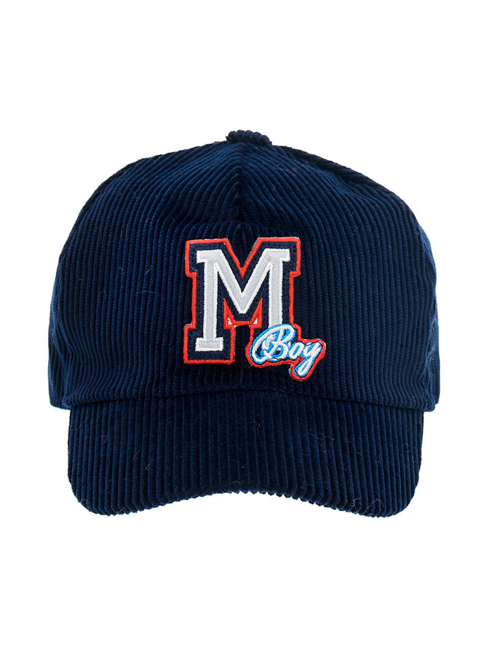 Monnalisa Boys Accessories Headwear Caps Velvet baseball cap 