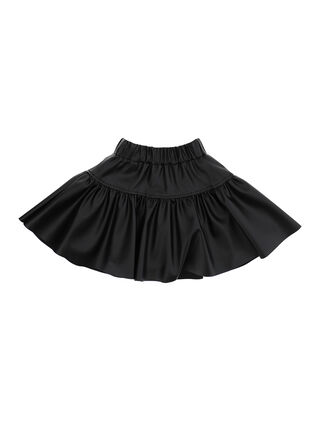 Coated fabric skirt