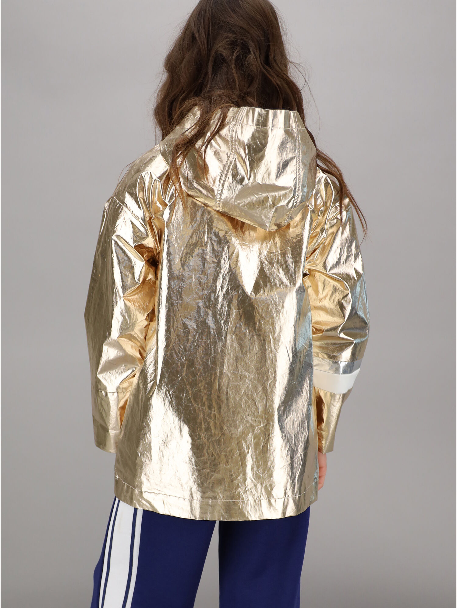Gold and deals silver nike jacket