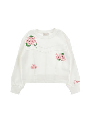 Flower Bustier Sweatshirt