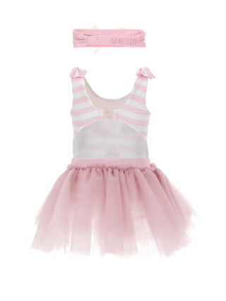 Beach set with tulle details