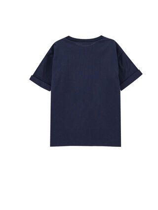 T-shirt with plastron