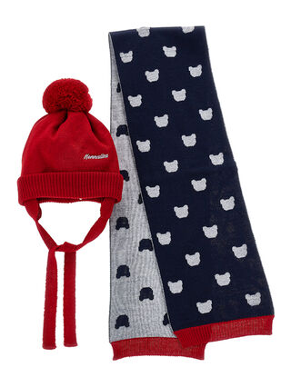 Wool blend accessories set