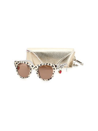 Солнцезащитные очки с анималистичным принтом