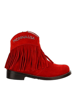 Texan fringed suede