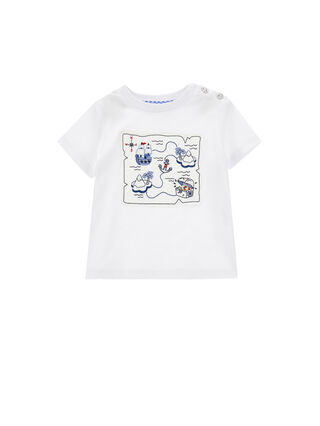 Embroidered jersey T-shirt