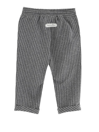 Milano stitch pinstripe trousers