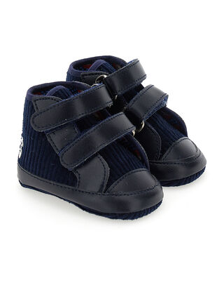 Chaussons de bébé en velours