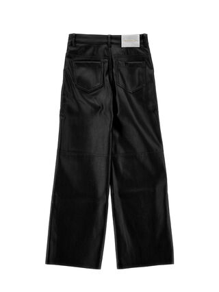 Брюки из эластичной ткани с покрытием