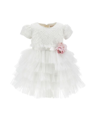 Degradé tulle and sequin dress