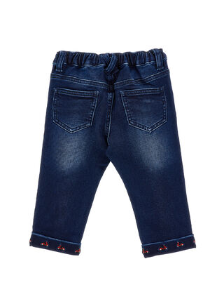 Vaqueros de 5 bolsillos con scooter