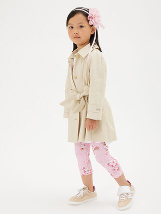 Peach Blossom Print Leggings