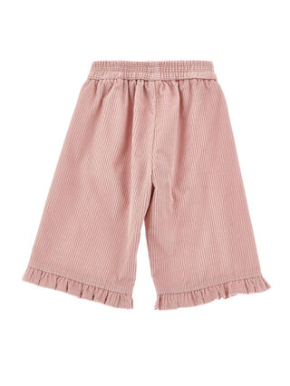 Heart ruffle trousers