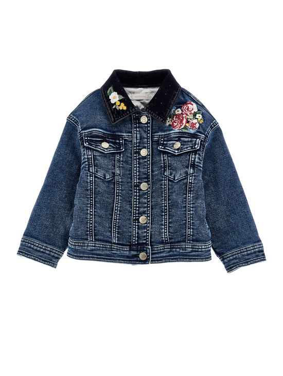 Embroidered denim jacket