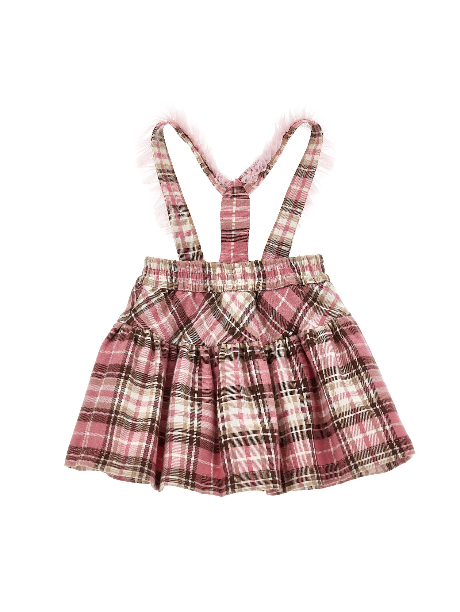 Tartan twill skirt girl Monnalisa United States