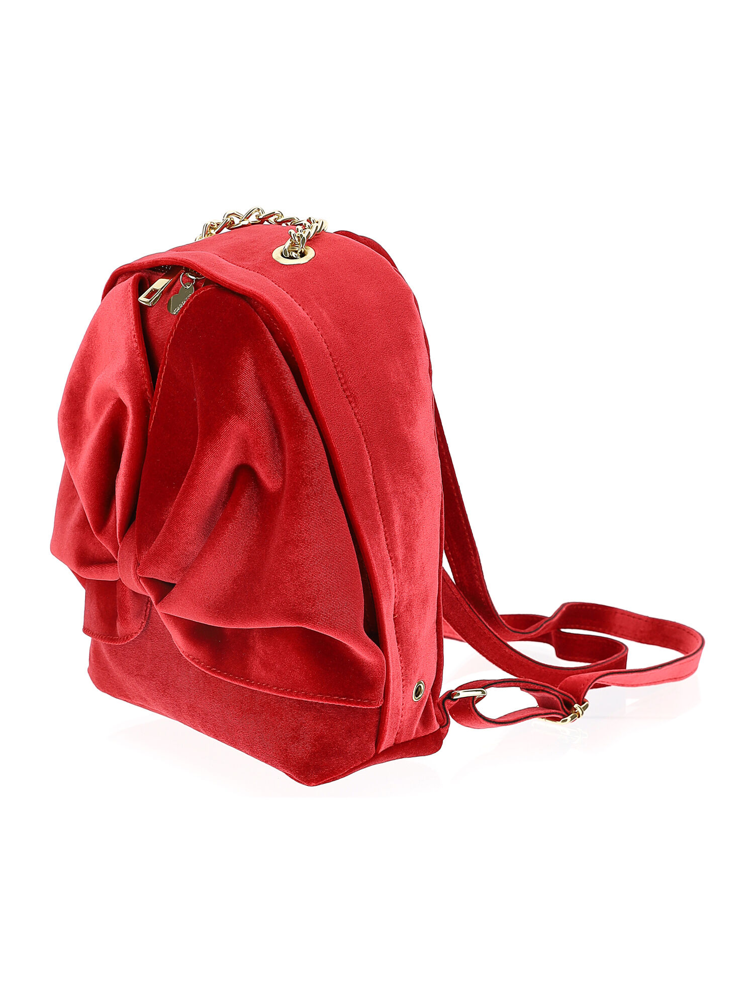 Smooth velvet backpack Monnalisa Girls Accessories Bags Rucksacks 