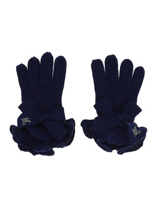 Gloves with bow