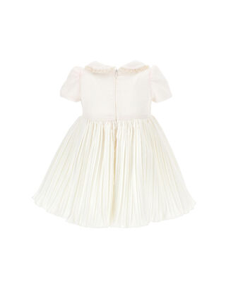 Velvet dress with lurex tulle