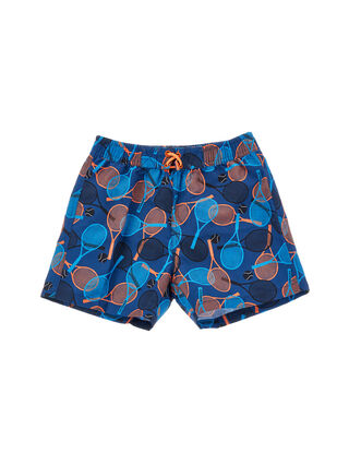 Bermudashorts mit Schläger-Print