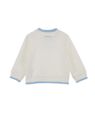 Cotton sweatshirt with vintage car