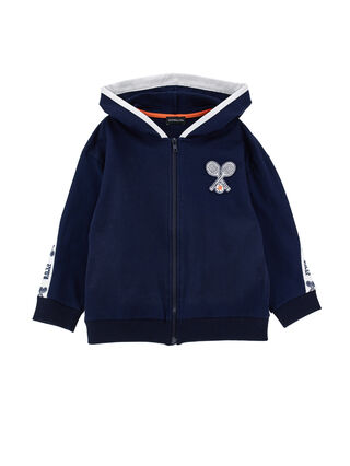 Sudadera con capucha y cremallera