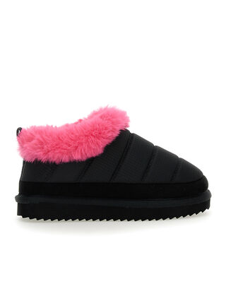 Calzado sin cierres de tejido técnico y felpa