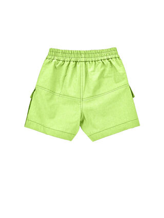 Poplin cargo Bermuda shorts