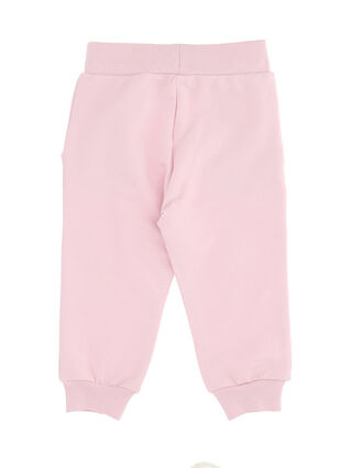 Embroidered fleece joggers