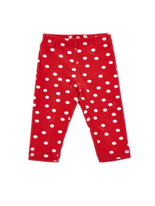 Legging jersey à pois