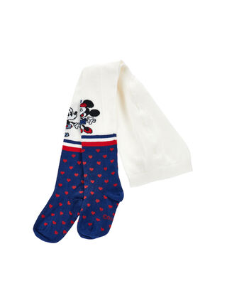 Колготки с сердечками Микки и Минни