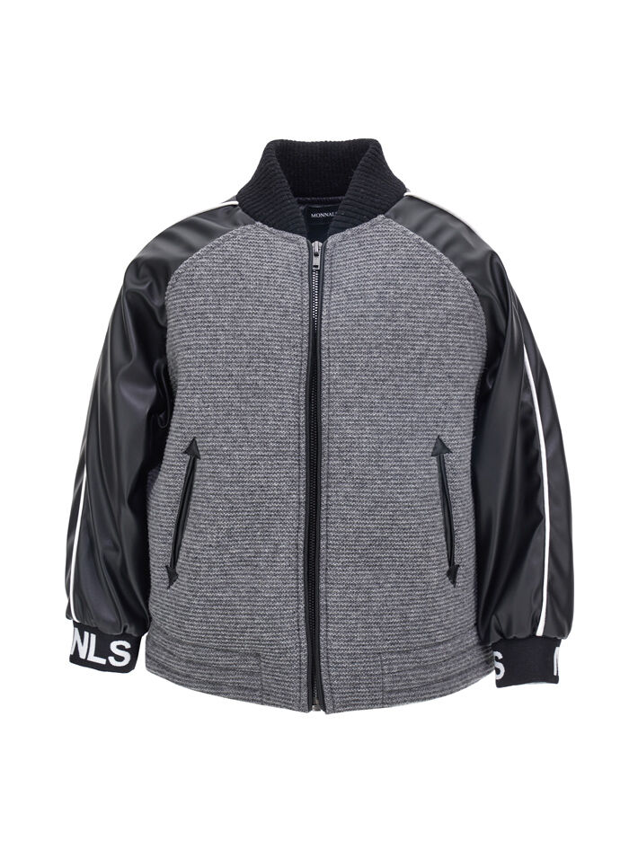 Monnalisa Boys Clothing Jackets Puffer Jackets Padded technical biker jacket 