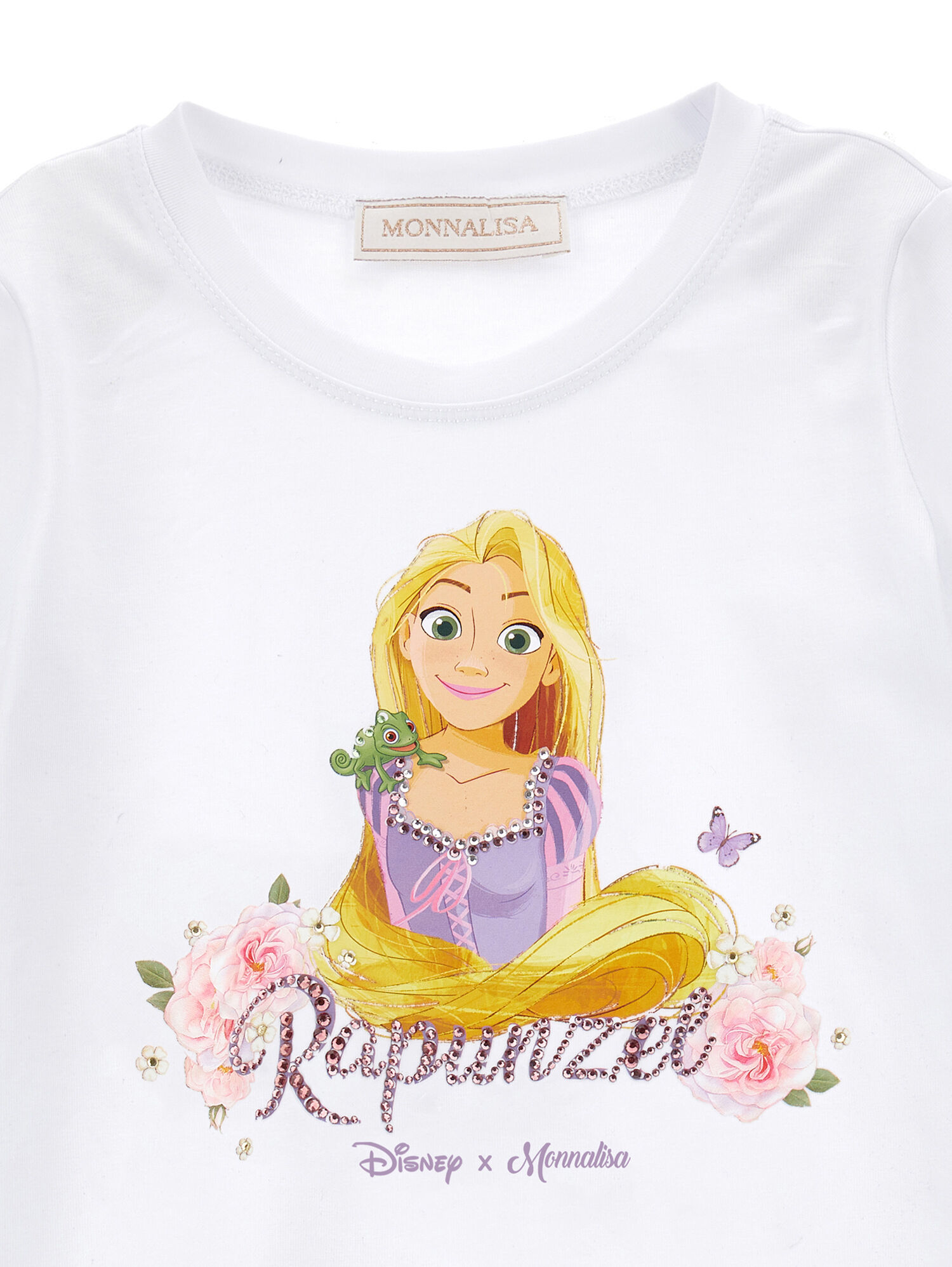T shirt jersey Rapunzel bambina Monnalisa Italia