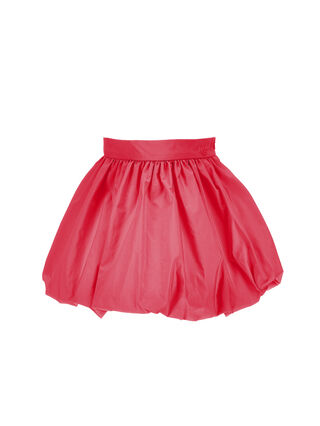 Puffball taffeta skirt