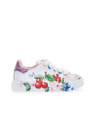 Sneakers bycast stampa frutti