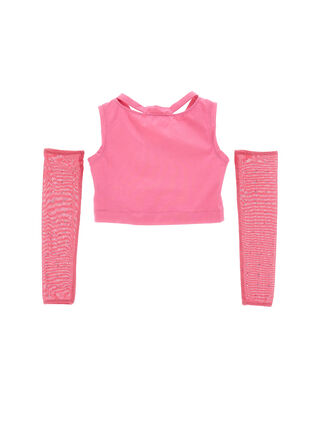 Canotta jersey con manicotti