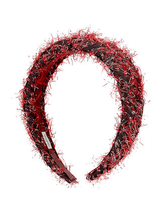 Lurex fringe headband