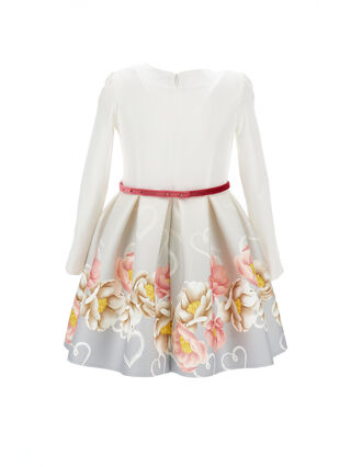 Vestido de neopreno con cinturón