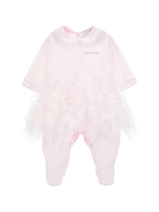 Pelele con falda de volantes