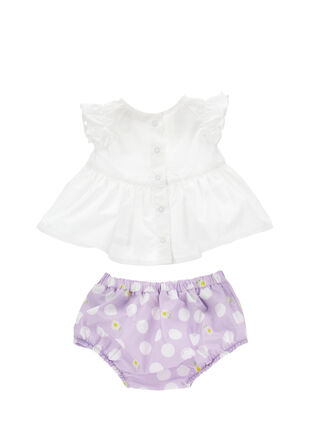 Ensemble deux pièces à pois