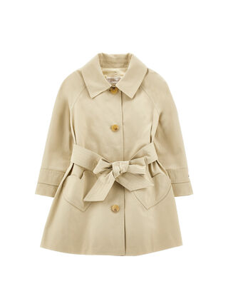 Gabardine trench coat