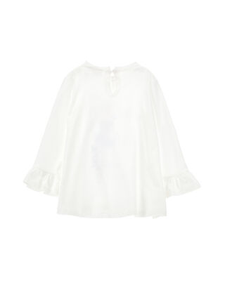 Skater T-shirt with rhinestones