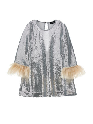 Платье из тюля с пайетками